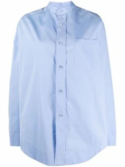 AMI Paris chemise à col officier