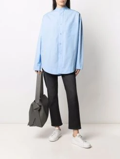 AMI Paris chemise à col officier