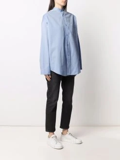 AMI Paris chemise à col officier