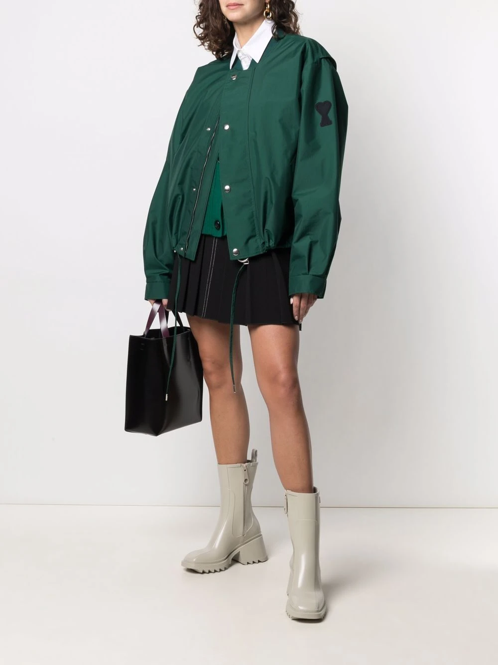 AMI Paris Veste bomber Ami de Cœur Prix Gelé vestes bomber femme 3 AMI Paris veste bomber Ami de Cœur