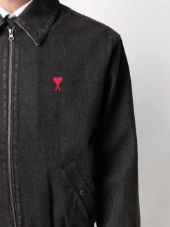 AMI Paris veste Ami de Coeur en jean
