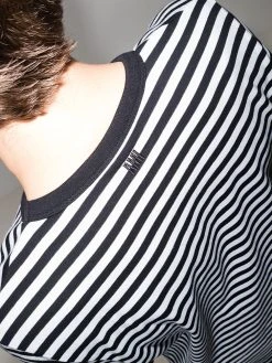 AMI Paris t-shirt rayé Ami de Coeur