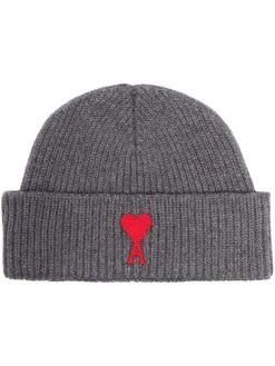 AMI Paris bonnet nervuré Ami de Coeur