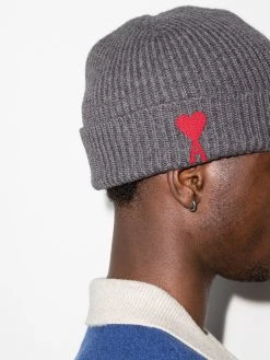 AMI Paris bonnet nervuré Ami de Coeur