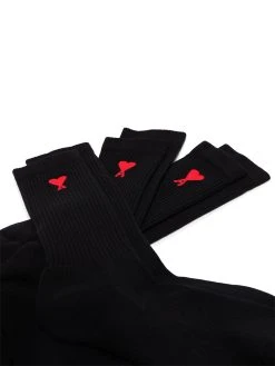 AMI Paris chaussettes à logo brodé