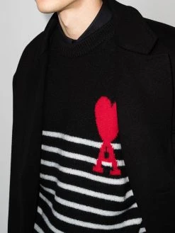Prix Dégriffé AMI Paris Pull Ami de Coeur à rayures pulls homme 8 AMI Paris pull Ami de Coeur à rayures