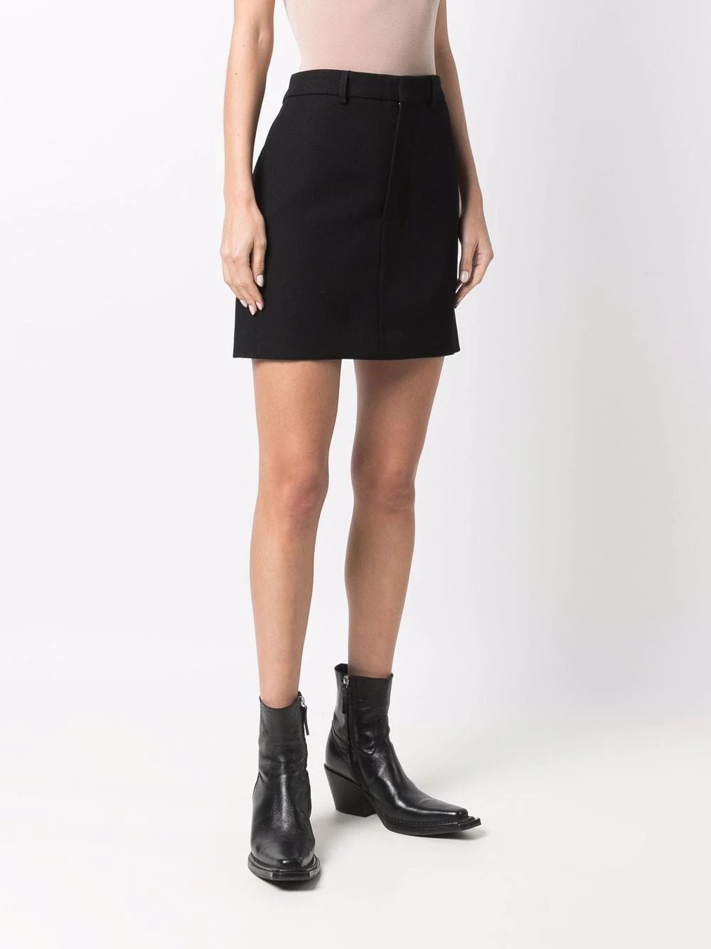 AMI Paris Prix Abordable Jupe droite à taille haute jupes droites femme 3 AMI Paris jupe droite à taille haute