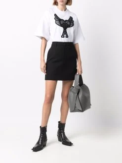 AMI Paris Prix Abordable Jupe droite à taille haute jupes droites femme 6 AMI Paris jupe droite à taille haute