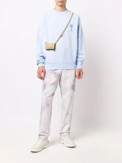 AMI Paris sweat en coton biologique à logo brodé