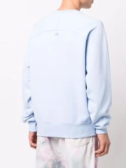 AMI Paris sweat en coton biologique à logo brodé