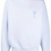 AMI Paris sweat en coton biologique à logo brodé