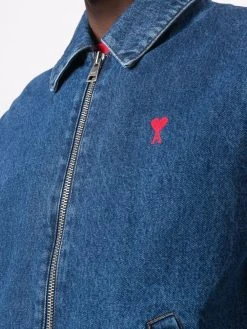 AMI Paris veste Ami de Coeur en jean