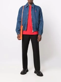 AMI Paris veste Ami de Coeur en jean