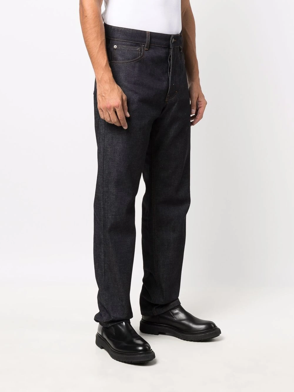 Promos AMI Paris Jean à coupe droite jeans regular & jeans droits homme 3 AMI Paris jean à coupe droite