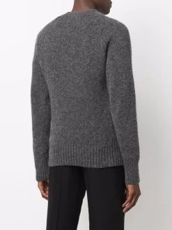 AMI Paris pull en maille à effet chiné