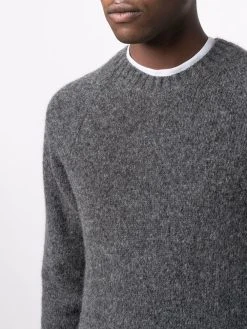 AMI Paris pull en maille à effet chiné