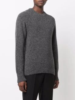 AMI Paris pull en maille à effet chiné