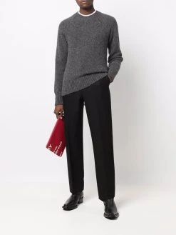 AMI Paris pull en maille à effet chiné