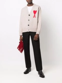 AMI Paris cardigan Ami de Coeur en laine vierge