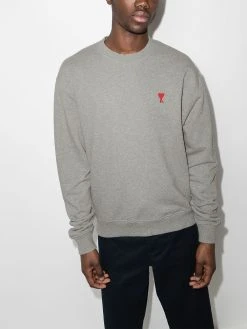 AMI Paris logo embroidered sweatshirt