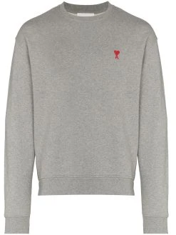 AMI Paris logo embroidered sweatshirt