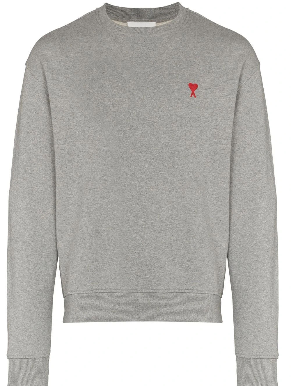 AMI Paris Prix Préférentiel Logo embroidered sweatshirt homme 1 AMI Paris logo embroidered sweatshirt