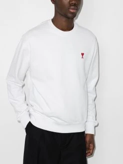 AMI Paris Soldes Logo embroidered sweatshirt homme 6 AMI Paris logo embroidered sweatshirt