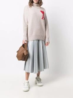 AMI Paris pull Ami de Coeur à col roulé